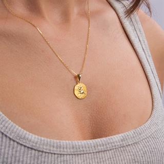 14 Ayar Altın Yay Burç Kolye Ucu