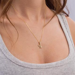 14 Ayar Altın Yay Burç Kolye Ucu