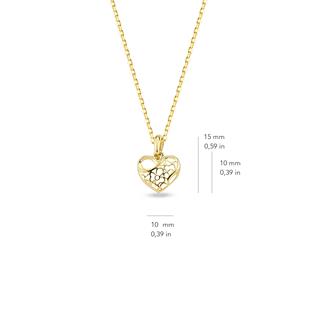 14 Ayar Altın Kalp Kolye
