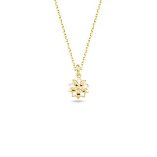 14 Ayar Altın Çiçek Kolye