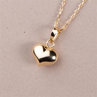 14 Ayar Altın Minik Kalp Kolye