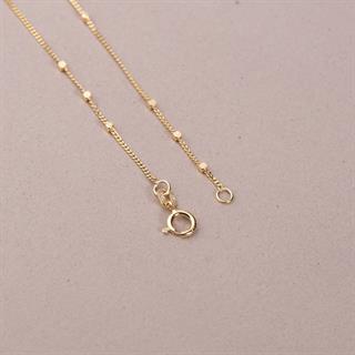 14 Ayar Satürn Altın Zincir Kolye