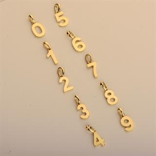 14 Ayar Sıfır Rakamı Altın Kolye