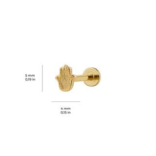 Fatma Ana Eli Altın Piercing