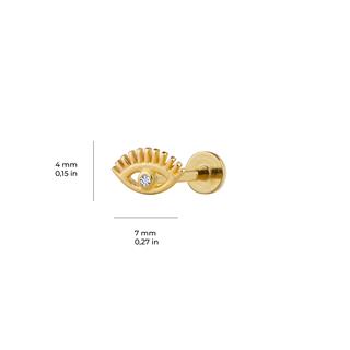 Göz Altın Piercing