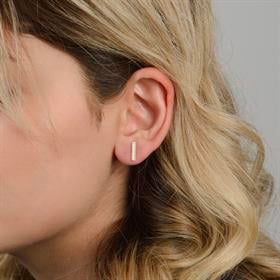 14 Ayar Altın Taşlı Küpe