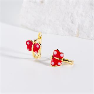 14 Ayar Çocuk Kelebek Altın Küpe