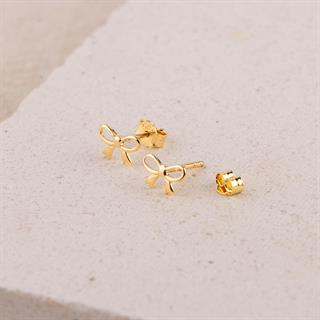 14 Ayar Altın Fiyonk Küpe