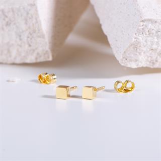 14 Ayar Altın Küp Küpe