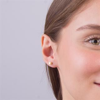 14 Ayar Altın Küp Küpe