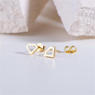 14 Ayar Altın İkon Küpe