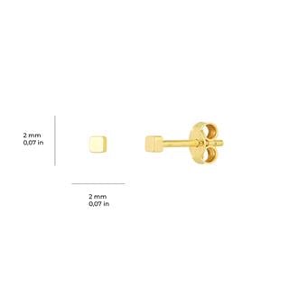 14 Ayar Minik Küp Altın Küpe