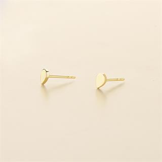 14 Ayar Altın Minik Damla Küpe