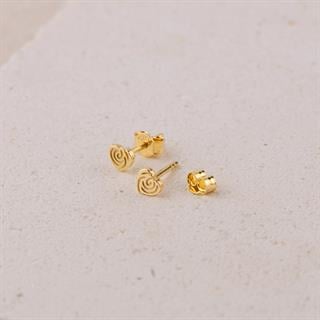 14 Ayar Altın Minik Kalp Küpe