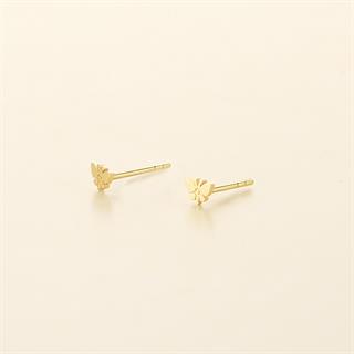 14 Ayar Altın Minik Kelebek Küpe