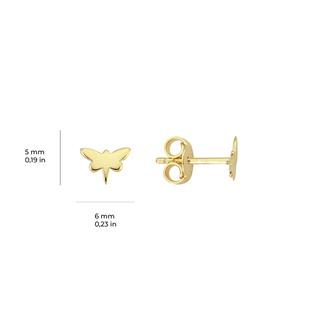 14 Ayar Altın Minik Yusufçuk Küpe