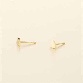 14 Ayar Minik Üçgen Altın Küpe