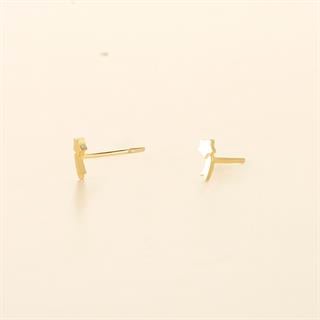 14 Ayar Minik Yıldız Altın Küpe