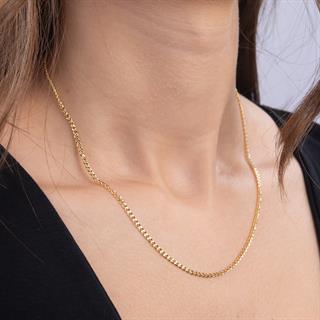 14 Ayar 45 cm Gurmet Altın Zincir Kolye