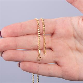 14 Ayar 45 cm Gurmet Altın Zincir Kolye