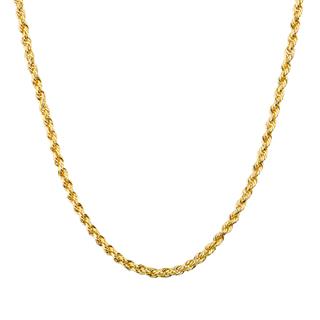 14 Ayar 45 cm İnce Halat Altın Zincir Kolye