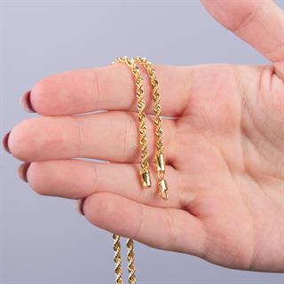 14 Ayar 50 cm Halat Altın Zincir Kolye