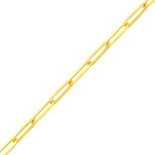 14 Ayar Paper Clip Altın Kolye