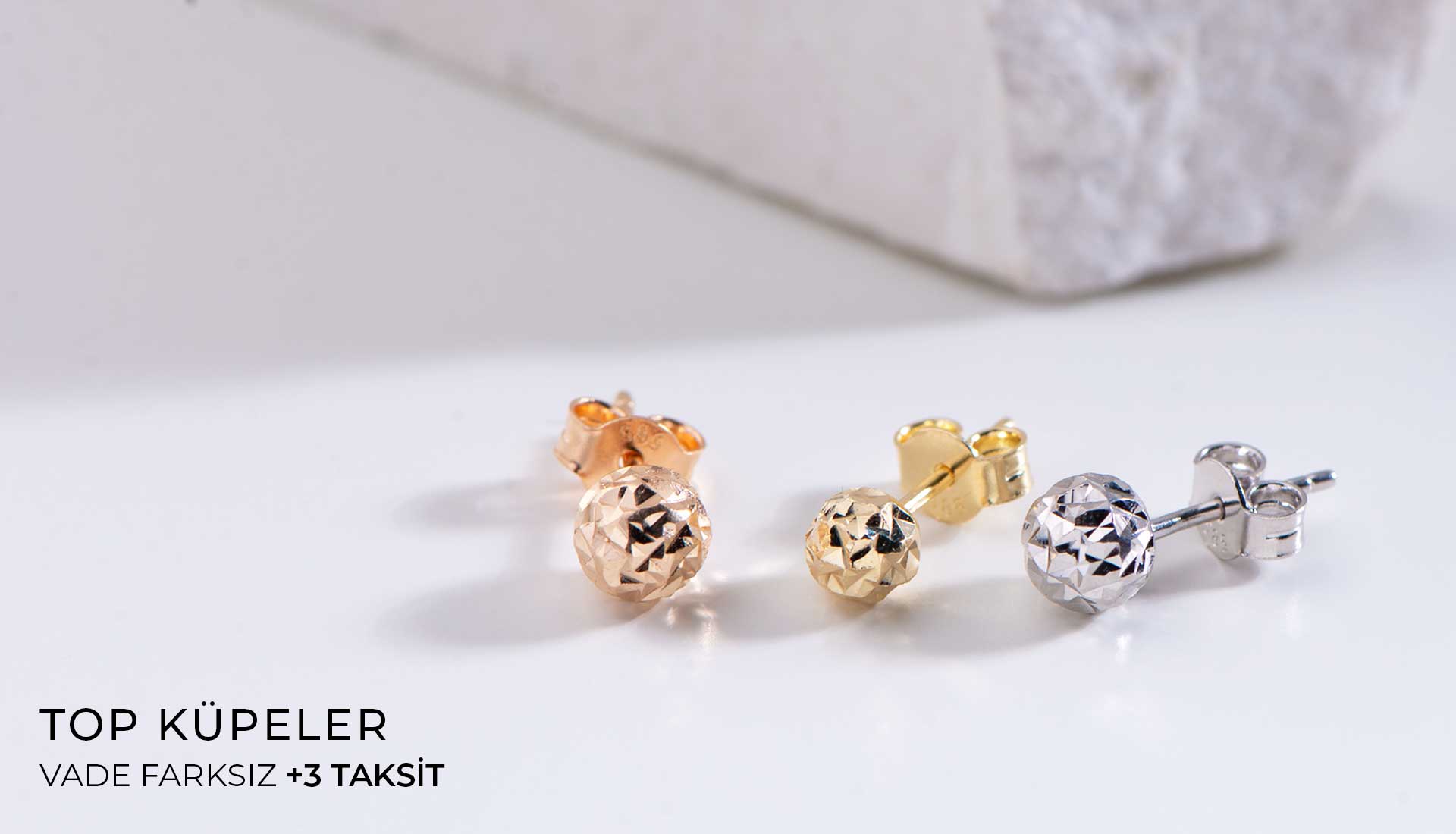 Altın top küpe modelleri