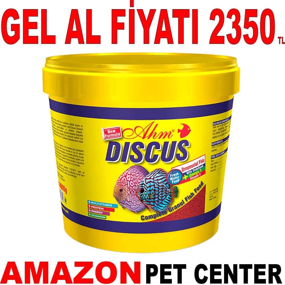 AHM Discus Granulat Akvaryum Balık Yemi 4 Kg Gel Al 18032000 Amazon Pet Center