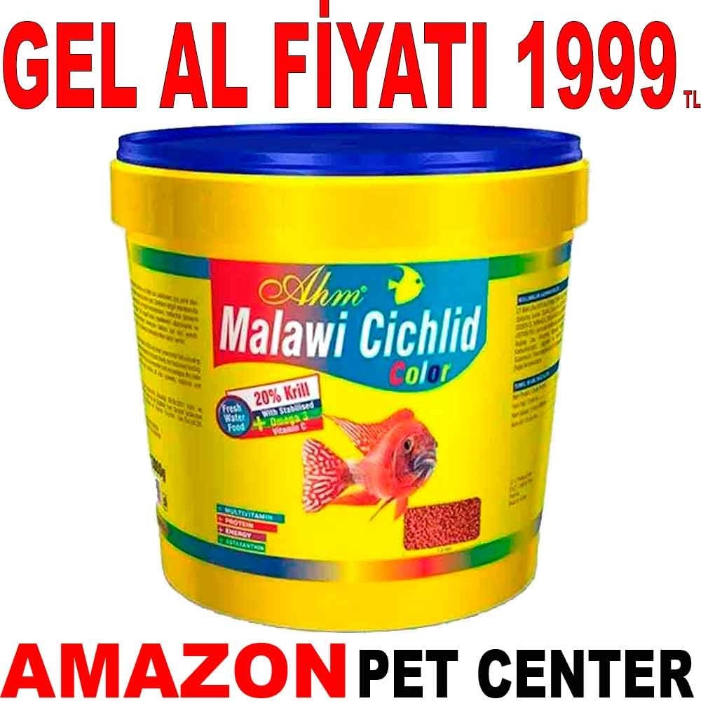 AHM Granulat Color Malawi Ciklet Balık Yemi 3 Kg Gel Al 18035001 Amazon Pet Center