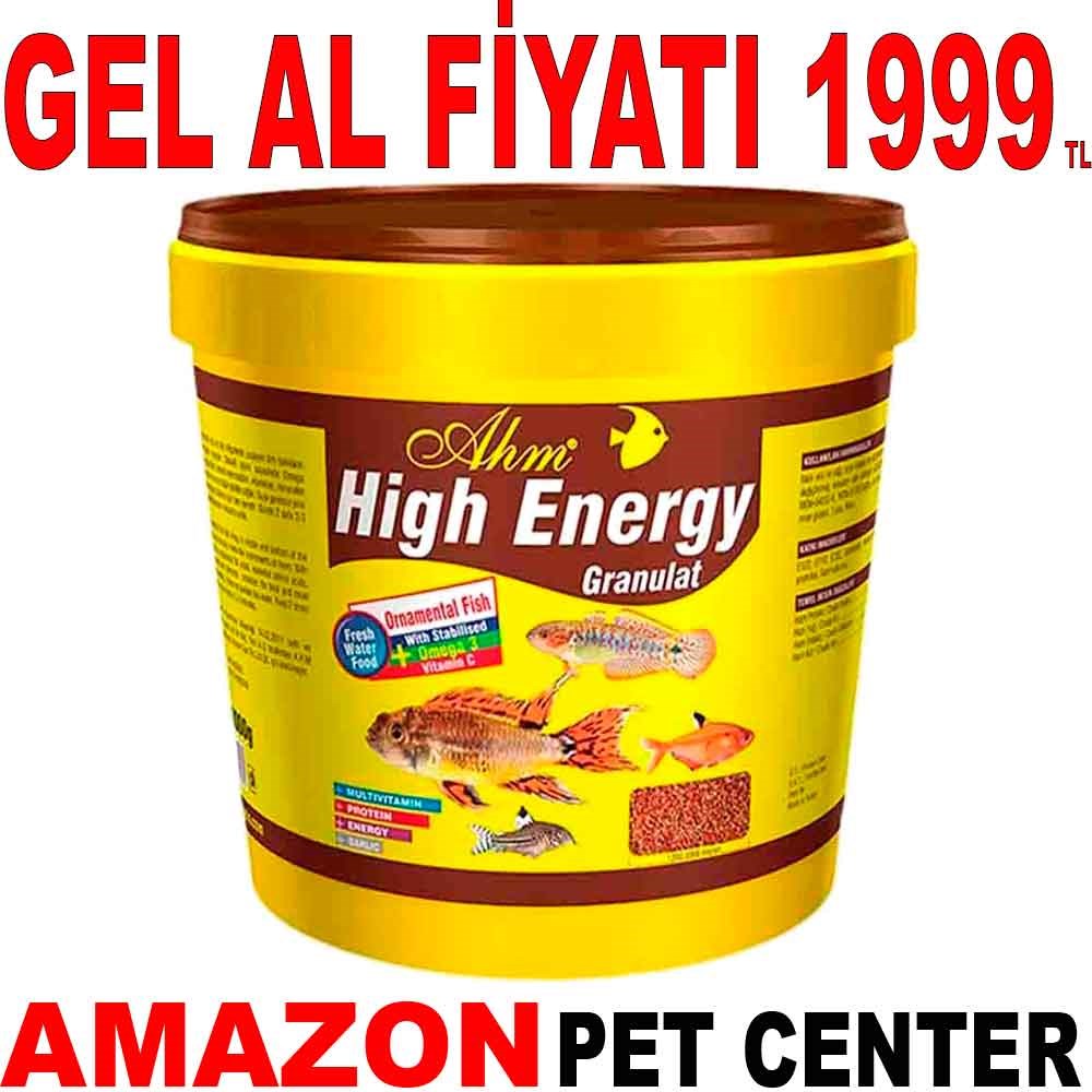 AHM High Energy Granulat Balık Yemi Kova 3 Kg Gel Al 18039009 Amazon Pet Center