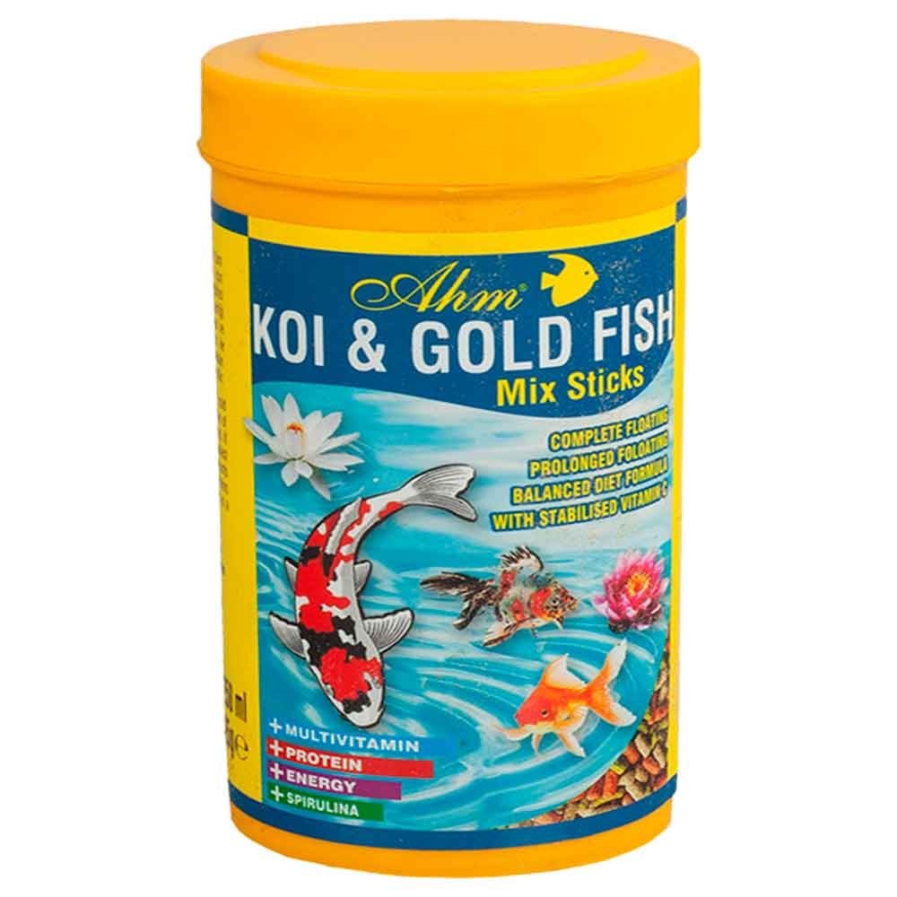 AHM Koi Goldfish Mix Pond Sticks 250 ml 8699375333107 Amazon Pet Center