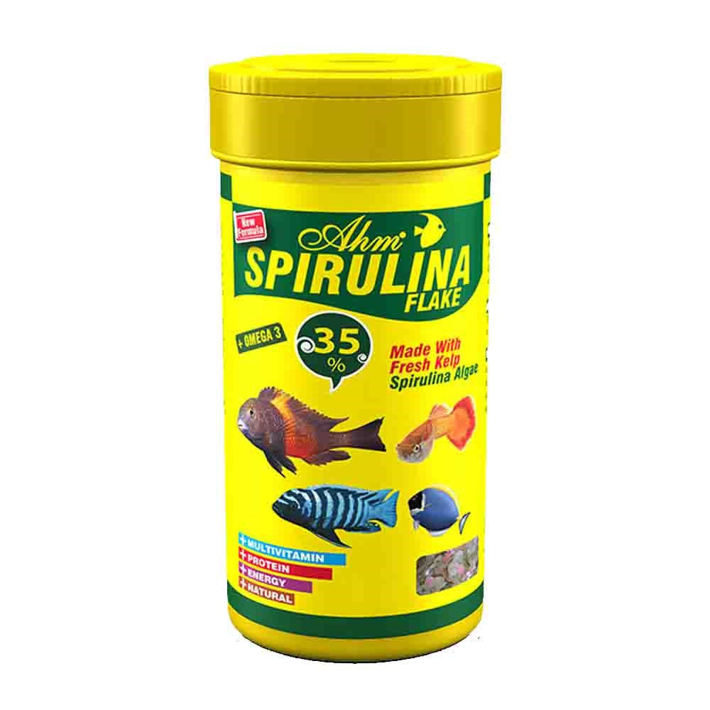 Ahm Spirulina Max Flake Food 250 ml 8699375332148 Amazon Pet Center