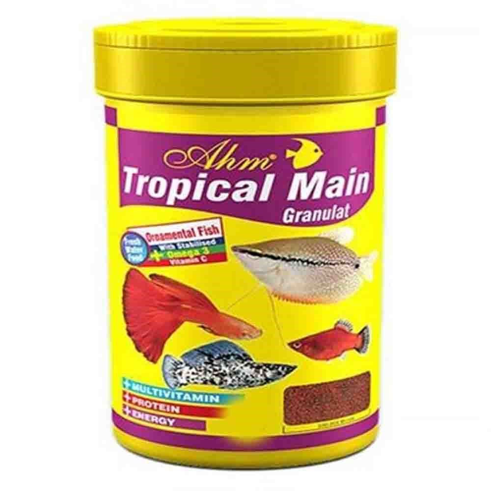 AHM Tropical Main Food 250 ml Balık Yemi 8699375330786 Amazon Pet Center