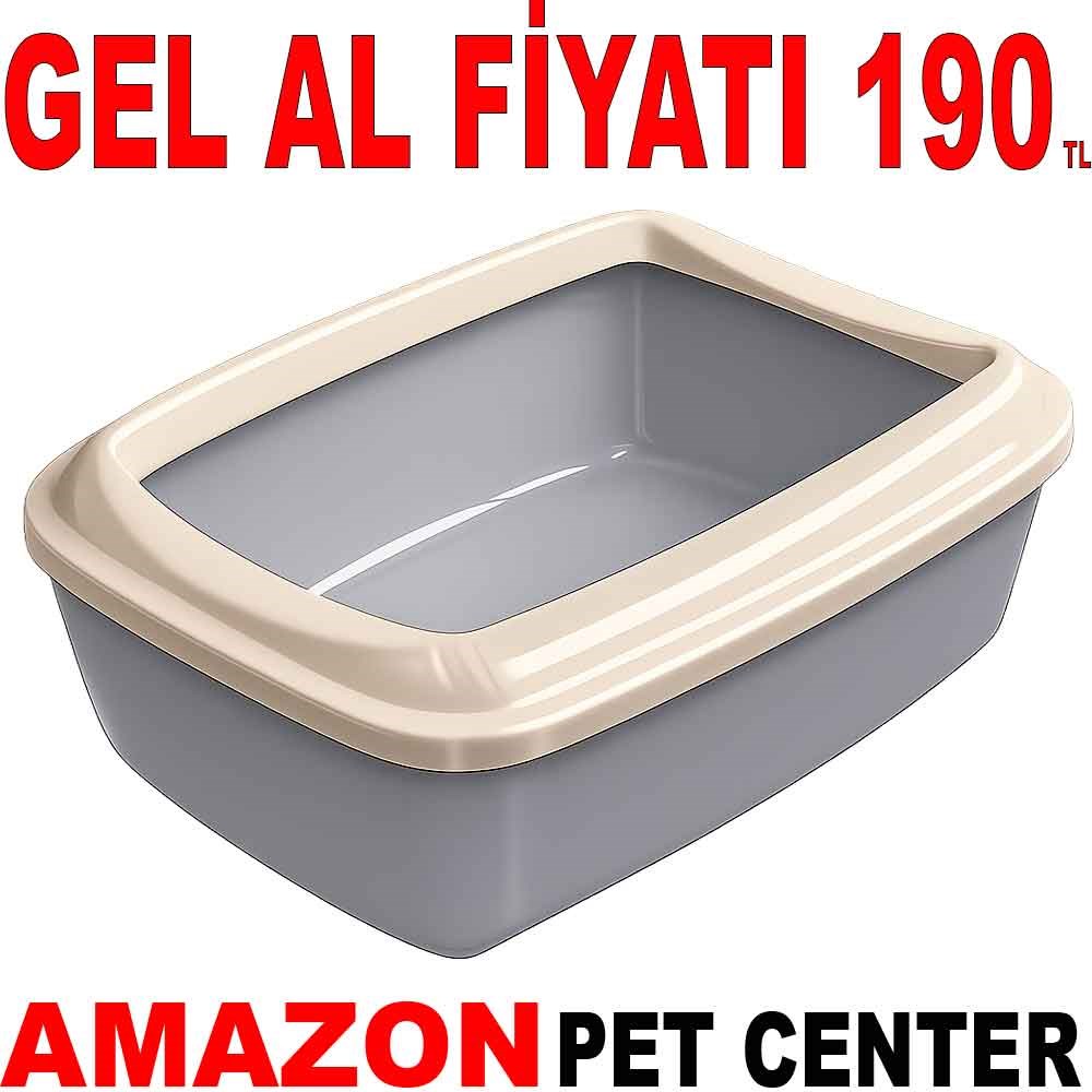 Amazon Açık Kedi Tuvaleti Bej Gel Al 35013297 Amazon Pet Center