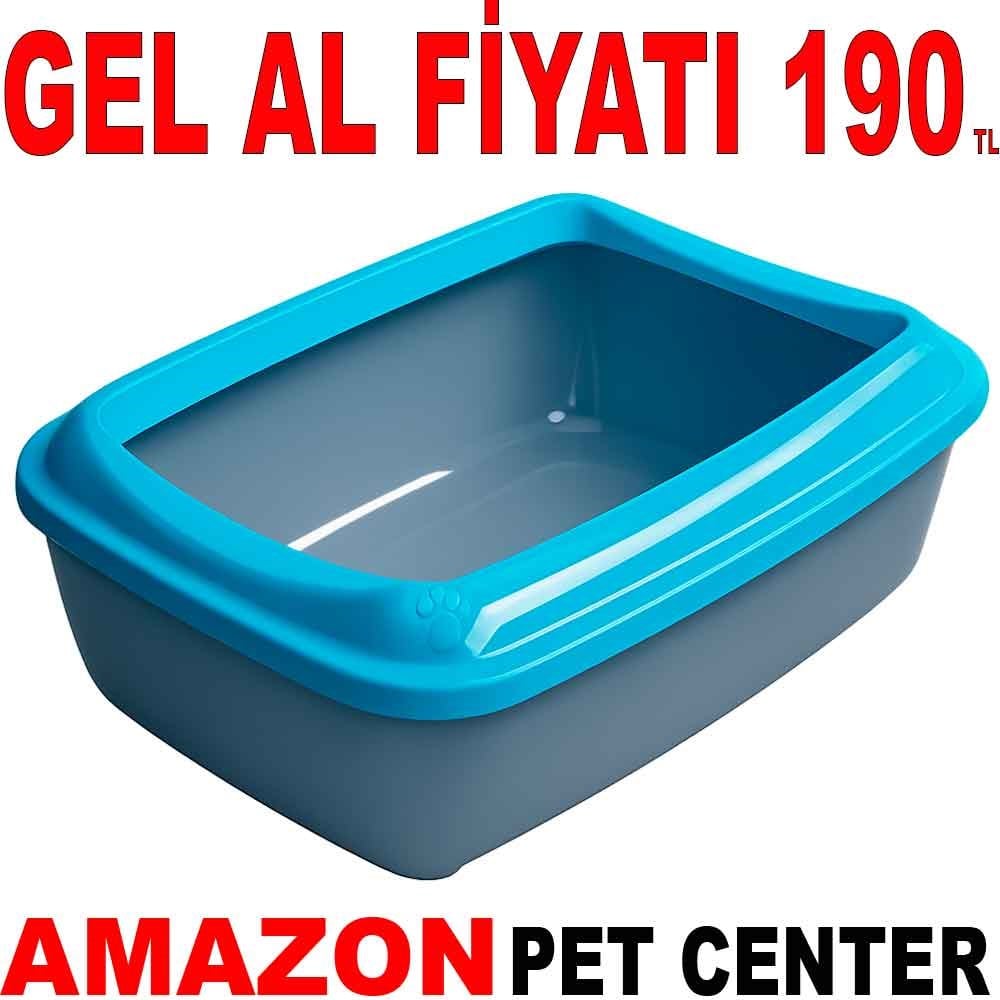 Amazon Açık Kedi Tuvaleti Mavi Gel Al 35013303 Amazon Pet Center