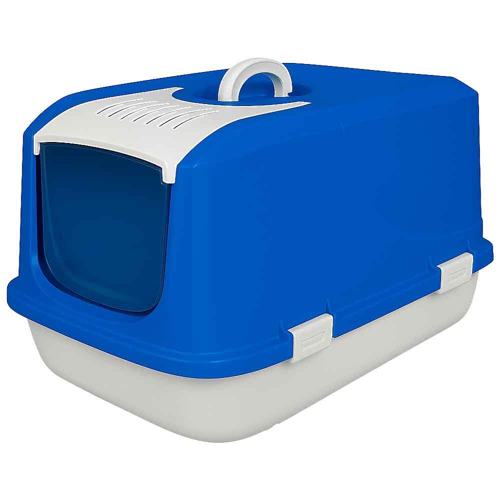 Amazon Kapalı Kedi Tuvaleti Mavi S 32130492 Amazon Pet Center