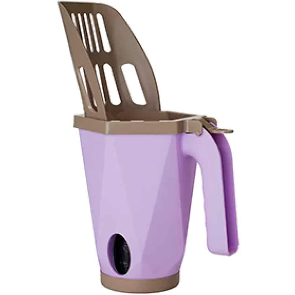 Amazon Pet Hazneli Kedi Kumu Küreği Mor 20672003 Amazon Pet Center