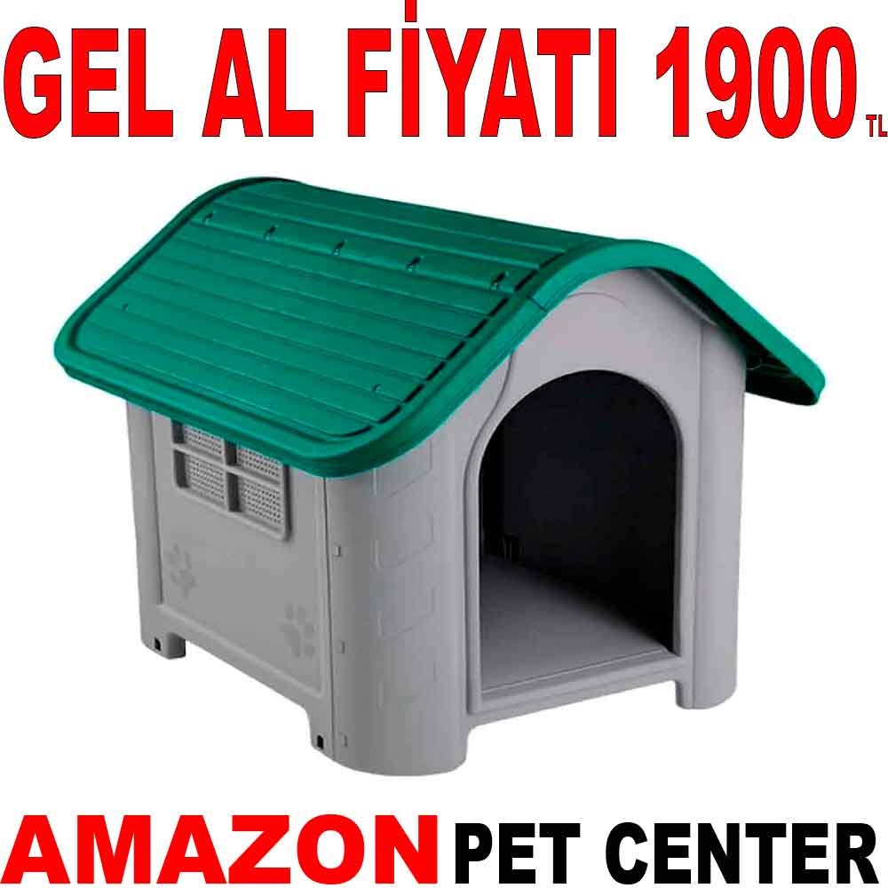 Amazon Petjoy Plastik Köpek Kulübesi Yeşil Gel Al 35000709 Amazon Pet Center