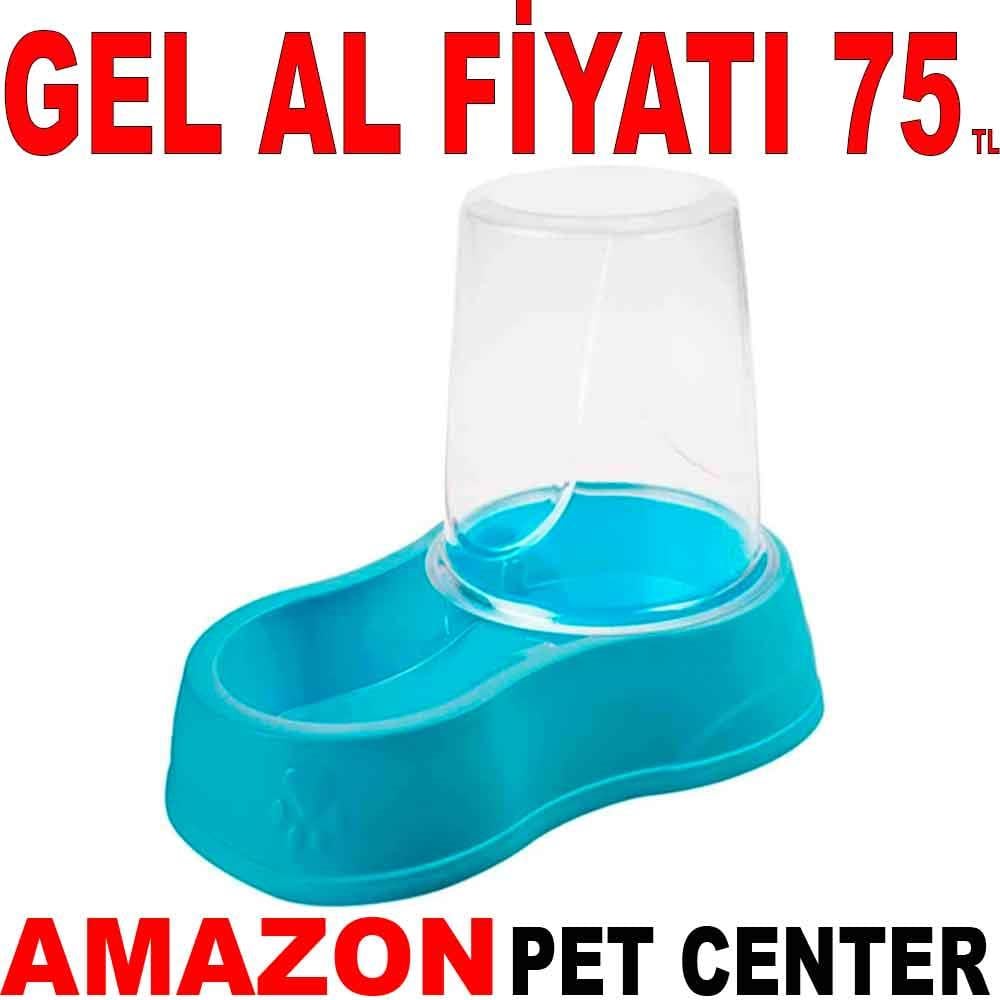Amazon Rezerveli Mama Su Kabı 1,5 Lt Mavi 35000488 Amazon Pet Center