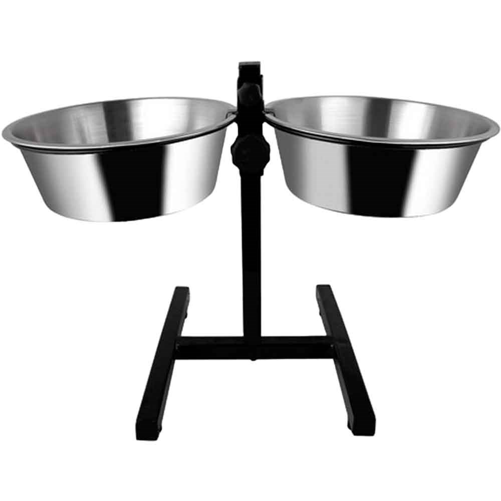Ankur Oripet Metal Ayarlanabilir Ayaklı İkili Köpek Mama ve Su Kabı 4QT 29 Cm 8699004240462 Amazon Pet Center