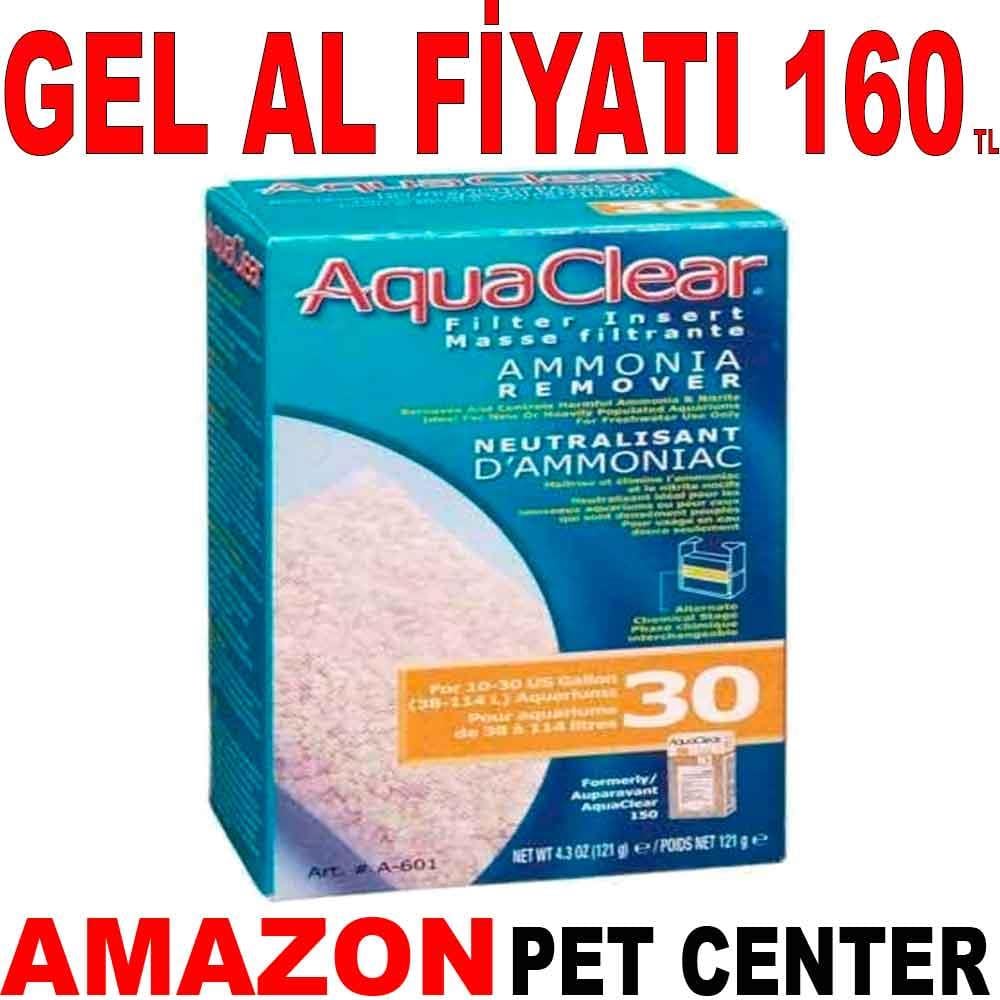Aqua Clear 30 Akvaryum Filtre İçin Yedek Amonyak Giderici 120 Gr 35002673 Amazon Pet Center