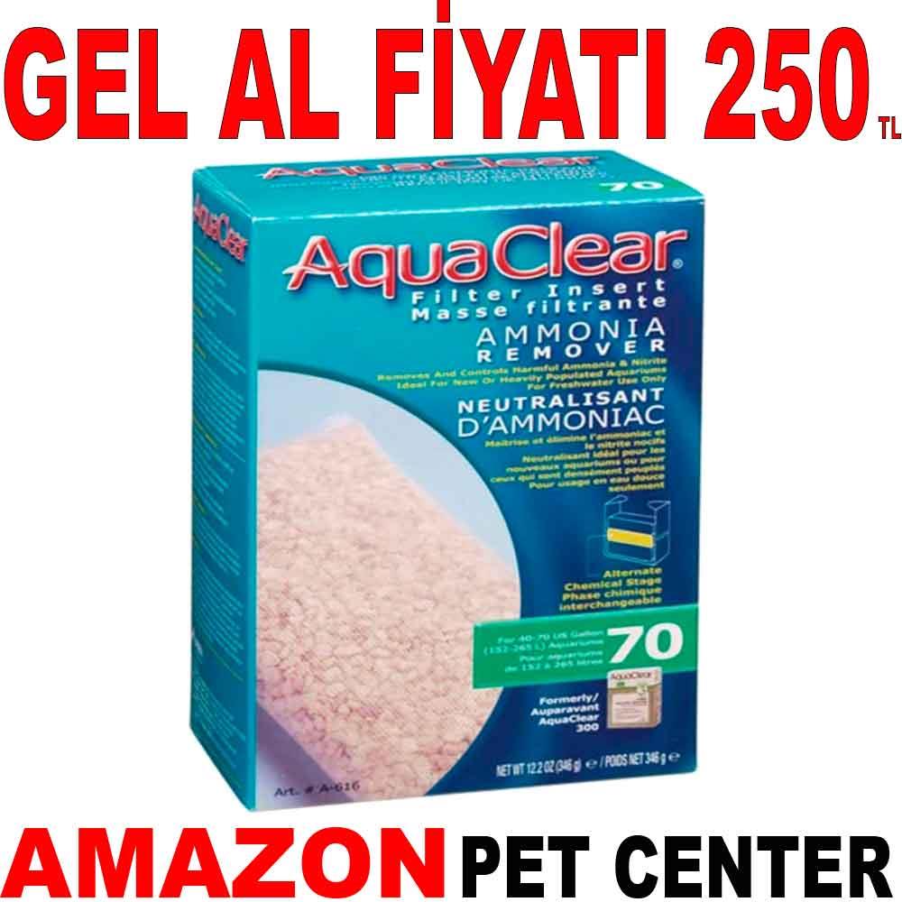 Aqua Clear 70 Akvaryum Filtresi Malzemesi Amonyak Giderici 340 Gr 35002703 Amazon Pet Center