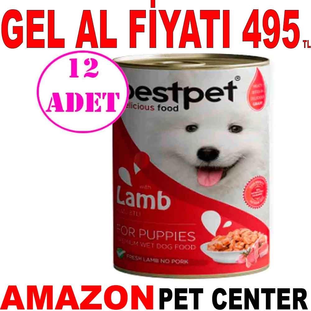 BestPet Kuzu Etli Yavru Köpek Konservesi 400gr 12 AD 18089004 Amazon Pet Center