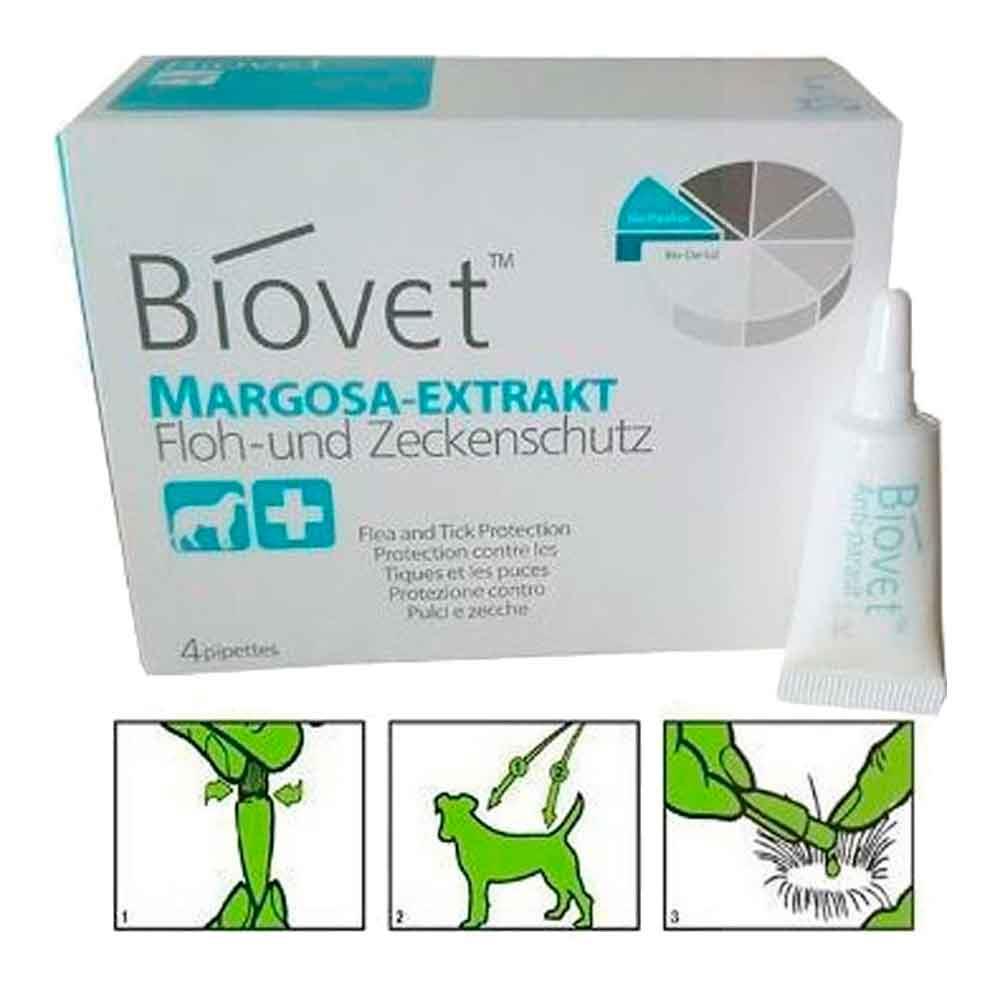 Biovet Bitkisel Küçük ırk Köpek Pire Kene Damlası 4'Lü 6937082506974 Amazon Pet Center