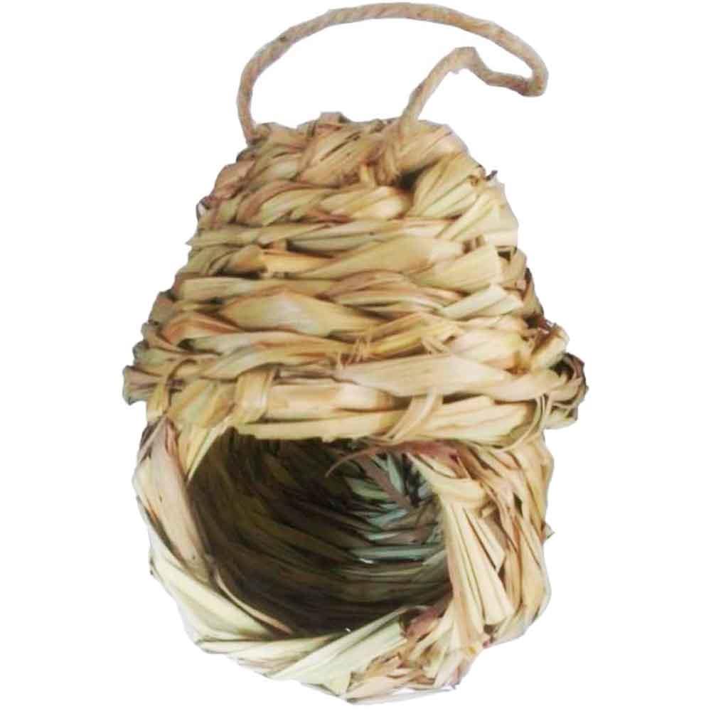 Bird Life Çatılı Hasır Kuş Yuvası 17 cm 8681475619724 Amazon Pet Center