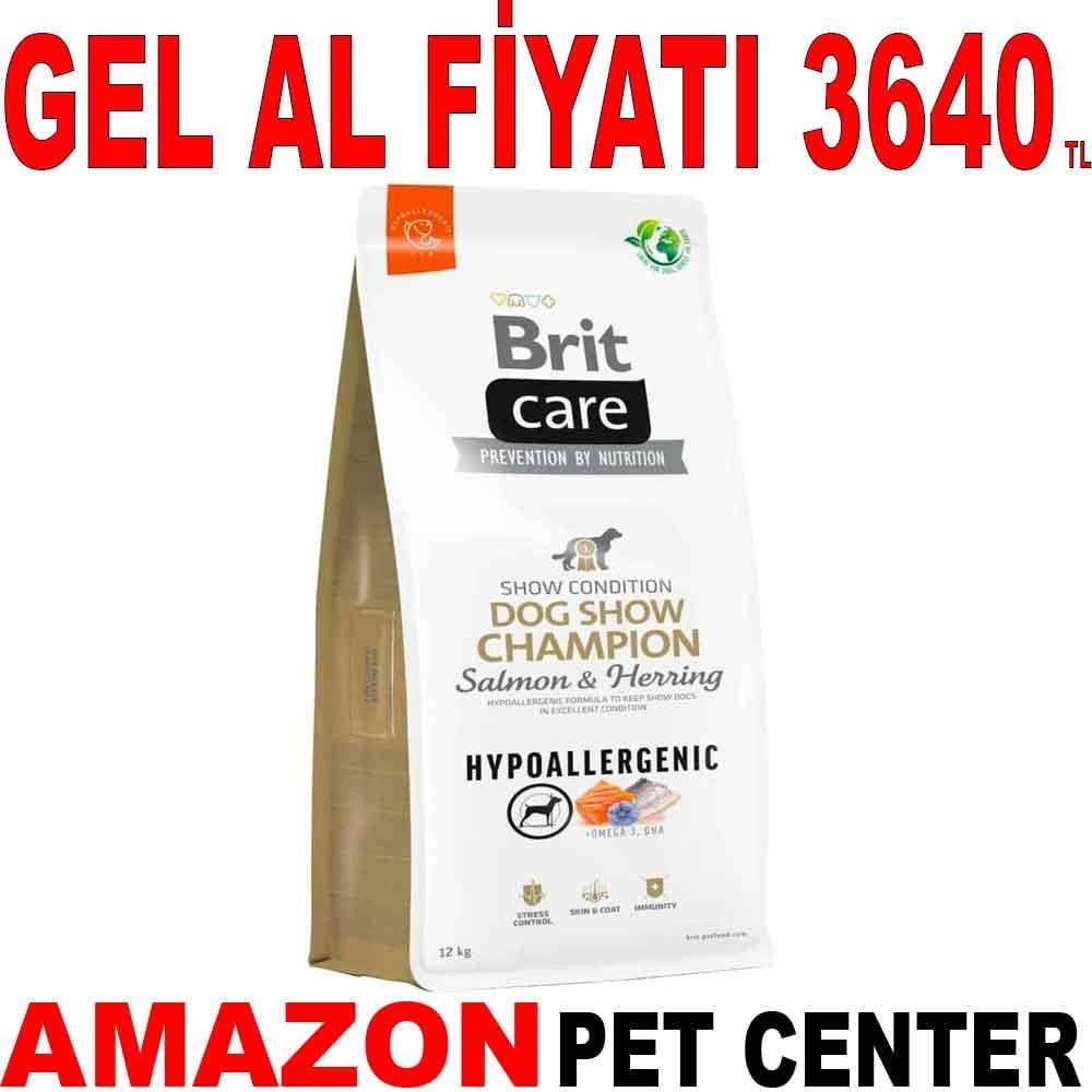 Brit Care Dog Show Somonlu Hypoallergenic Köpek Maması 12 Kg 18128000 Amazon Pet Center