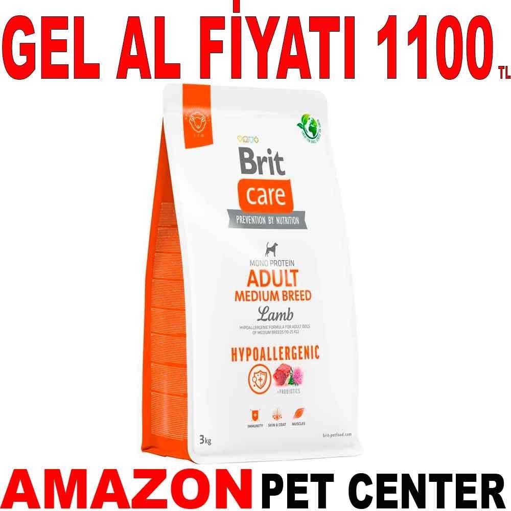 Brit Care Hypoallergenic Kuzu Etli Köpek Maması 3 Kg 17999007 Amazon Pet Center