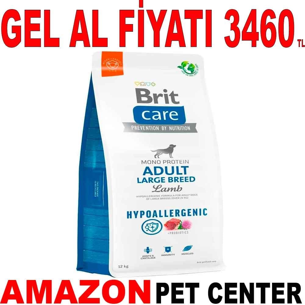 Brit Care Kuzu Etli Hypoallergenic Büyük Irk Köpek Maması 12 Kg Gel Al 18134001 Amazon Pet Center
