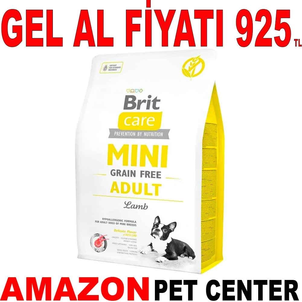 Brit Care Tahılısız Mini Adult Kuzulu Köpek Maması 2 Kg Gel Al 18094008 Amazon Pet Center